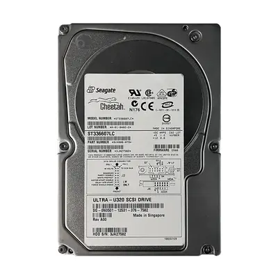 N0501 Dell 36GB Ultra-320 SCSI 10000 3.5-inch Hard Drive