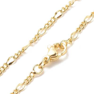 Brass Figaro Chains Necklace for Women