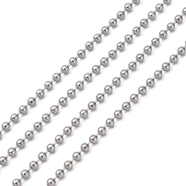 Tarnish Resistant 304 Stainless Steel Ball Beaded Chains