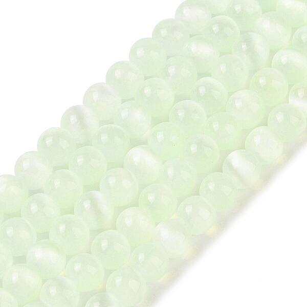 Natural Selenite Beads Strands