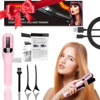 Automatic Rechargeable Split End Clipper, Multifunctional Trimmer for Dry, Damaged, Brittle, Straight, Curly, Frizzy Hair, Be...