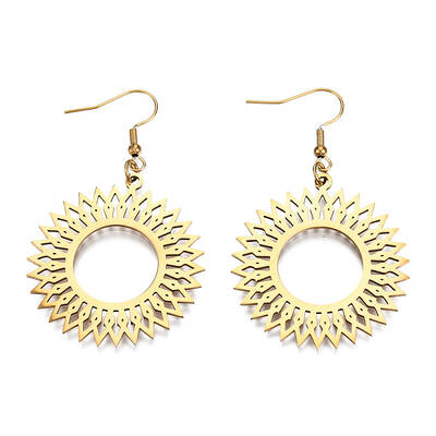 201 Stainless Steel Dangle Earrings