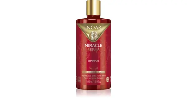 INOAR Miracle Repair Regenerating Shampoo for Weak and Damaged Hair 500 ml