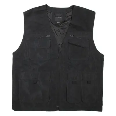 BRAVE SOUL Mens Gilet Black L