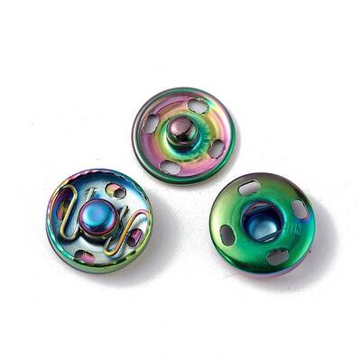 Ion Plating(IP) 202 Stainless Steel Snap Buttons