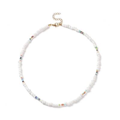 Glass Seed Beaded Necklace for Women