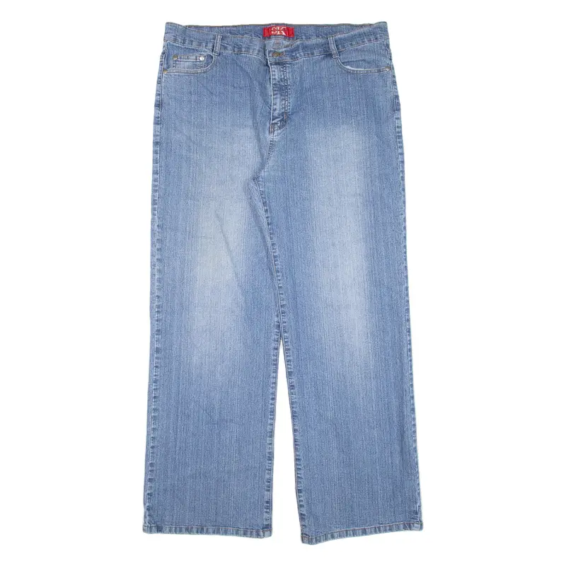 STAR KIN JEANS Mens Jeans Blue Loose Straight W40 L31