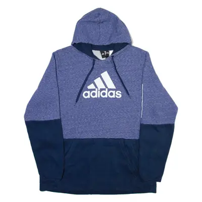 ADIDAS Mens Blue Hoodie XL