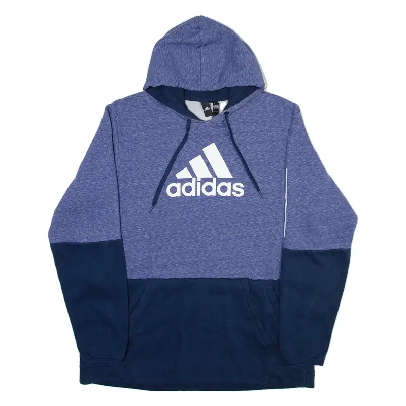 ADIDAS Mens Blue Hoodie XL