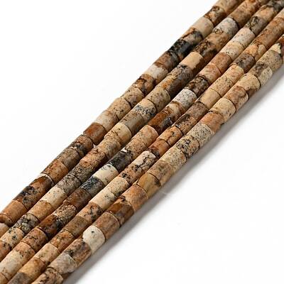 Natural Picture Jasper Beads Strands