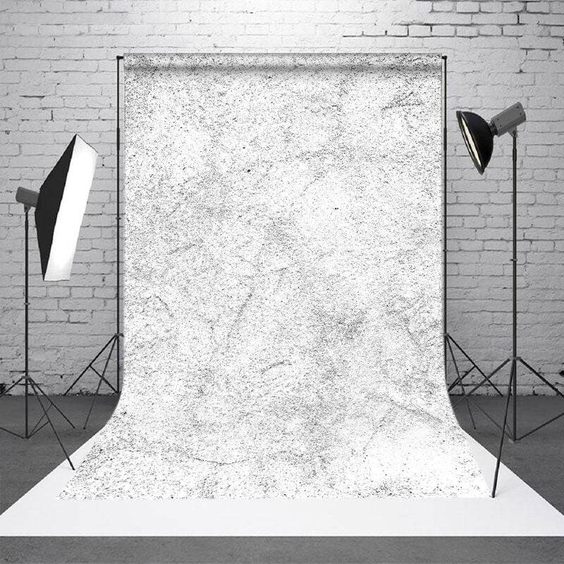 Black Particles White Abstract Textured Backdrop - Aperturee