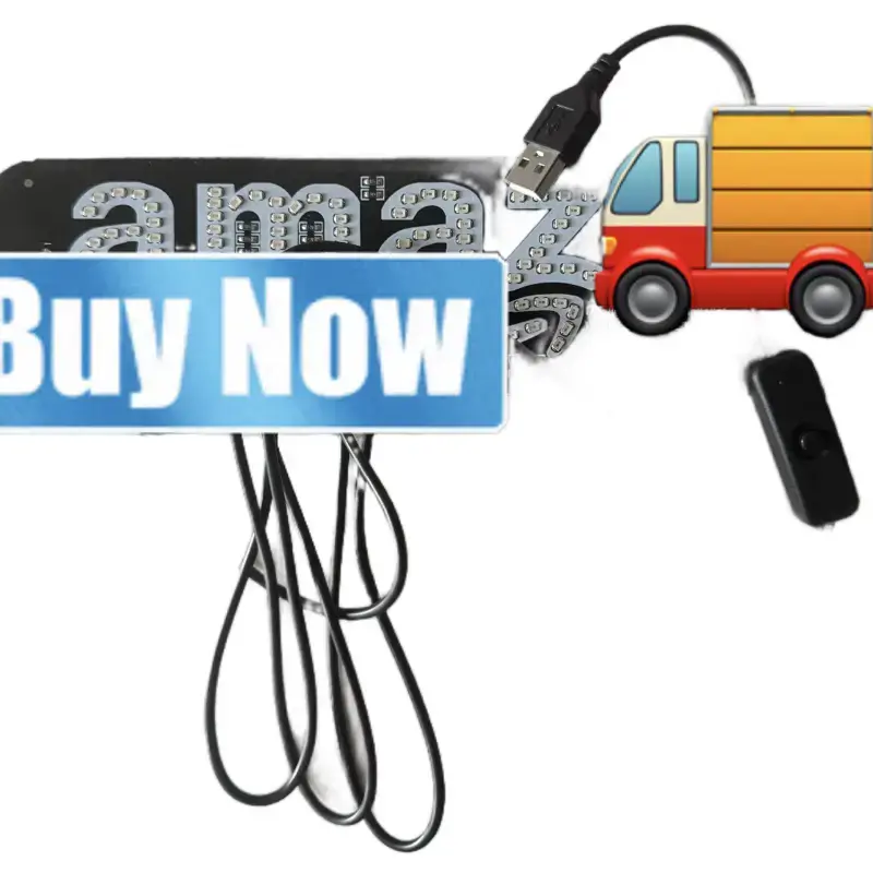 Luz Pro Flex Delivery Driver LED Sign - Bright Colorful Safety Lights for Enhanced Visibility & Energy Efficiency - Easy Inst...