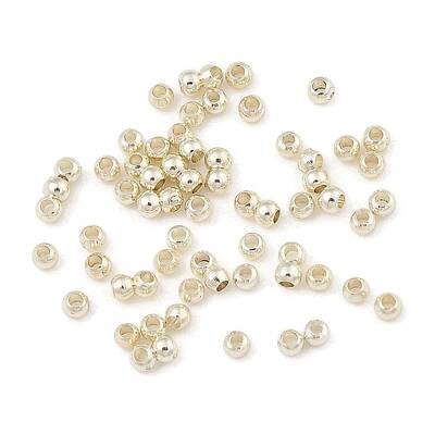 Rack Plating Brass Round Beads