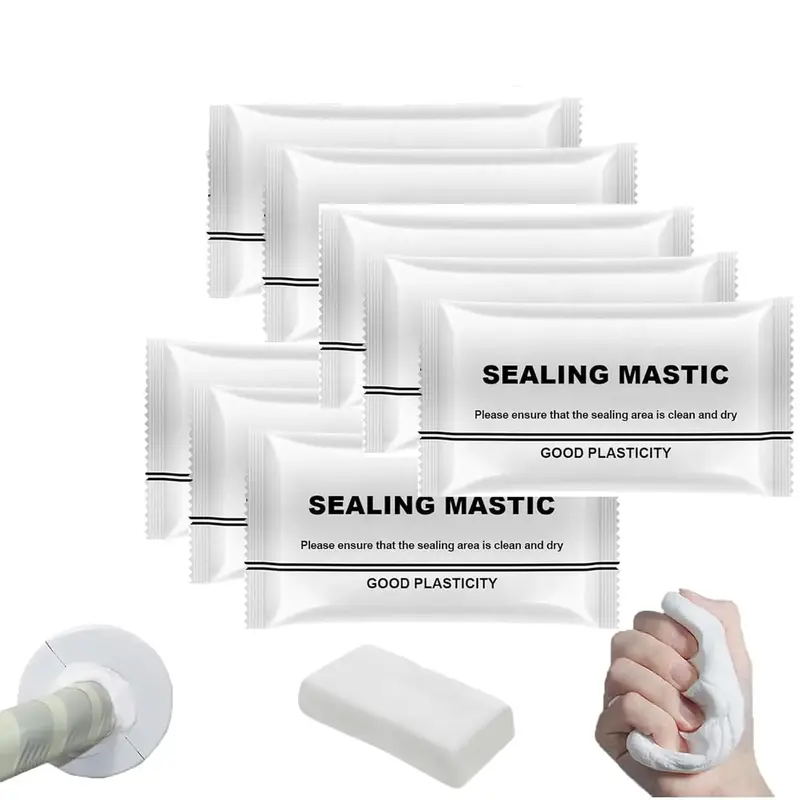 8Count Waterproof Sealant Mastic,Quick Mending Mud,Repair Wall Holes,for Drain Connection,Wall Hole,Air Conditioning Hole Wat...