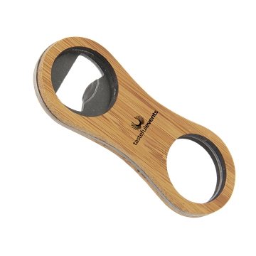 150 Promotional Mini Bamboo Bottle Opener - Bacteria Resistant