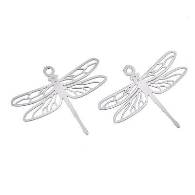 Tarnish Resistant 201 Stainless Steel Filigree Pendants