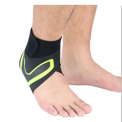 Ankle Support Brace Safety Running Basketball Sports Ankle Sleeves | Size: L | quantity: 1pc | Model: Left green