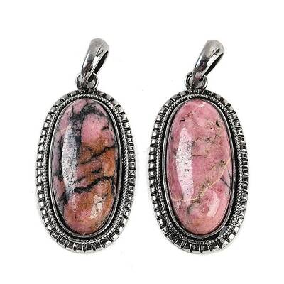 Natural Rhodonite Pendants