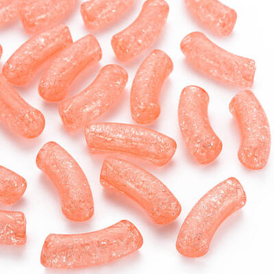 Transparent Crackle Acrylic Beads