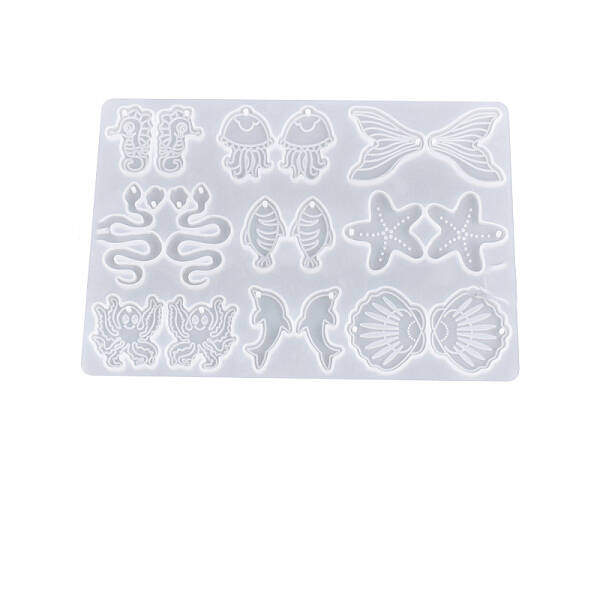 DIY Sea Animals Pendant Silicone Molds