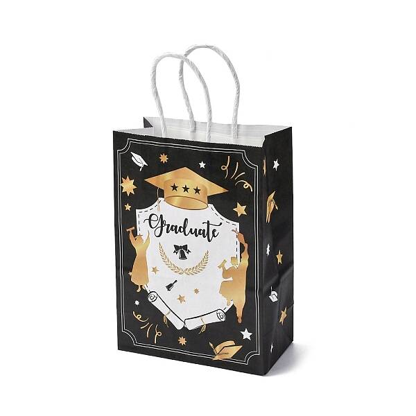 Graduation Theme Rectangle Paper Bags