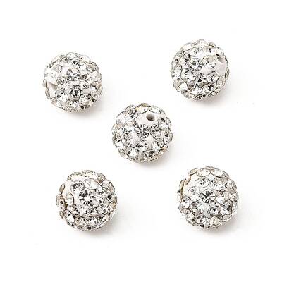 Pave Disco Ball Beads