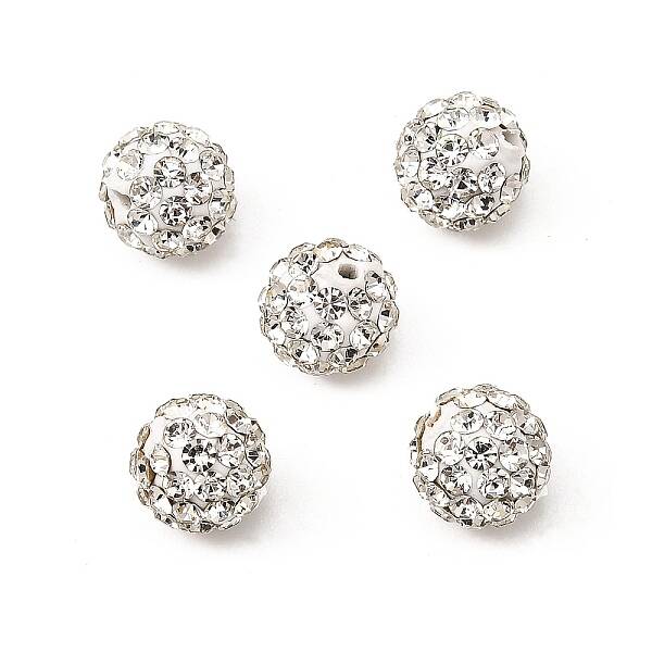 Pave Disco Ball Beads