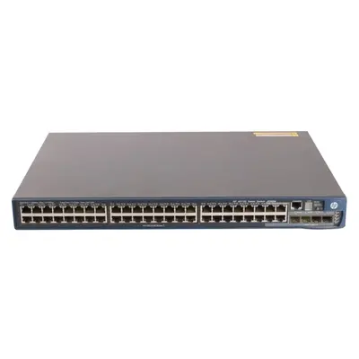 HP JE071A#ABA | A5120-48G-PoE 48 x RJ-45 Ports PoE 10/100/1000Base-T + 4 x SFP (mini-GBIC) Ports Layer 4 Managed Rack-mountab...