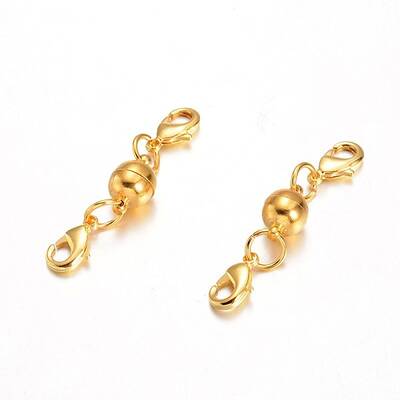 Eco-Friendly Round Brass Magnetic Clasps