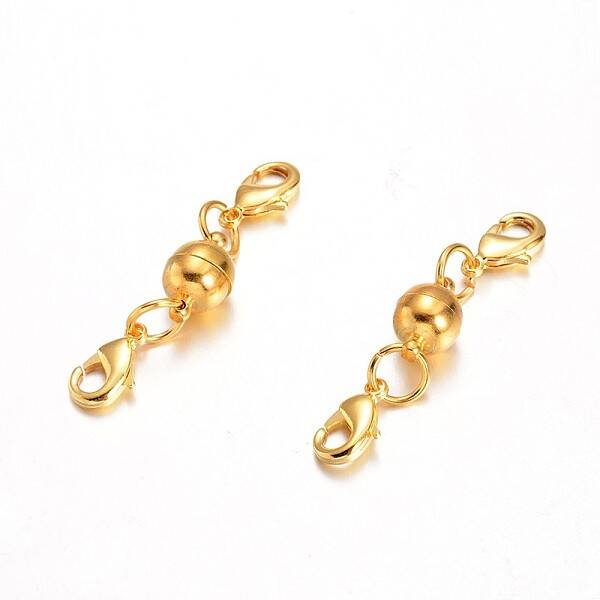 Eco-Friendly Round Brass Magnetic Clasps