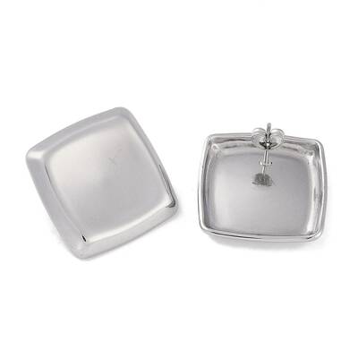 Non-Tarnish 304 Stainless Steel Stud Earrings