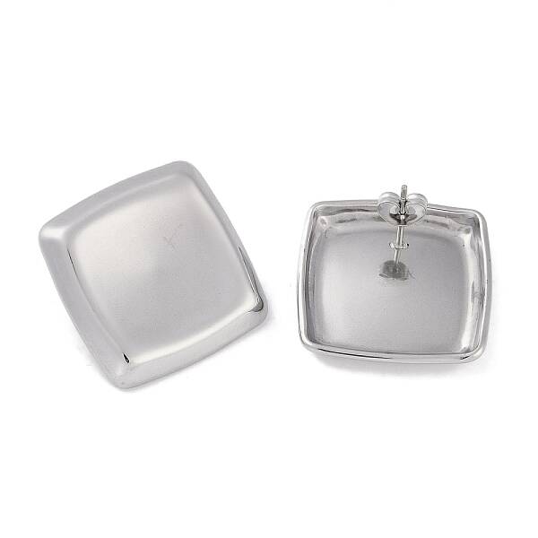 Non-Tarnish 304 Stainless Steel Stud Earrings