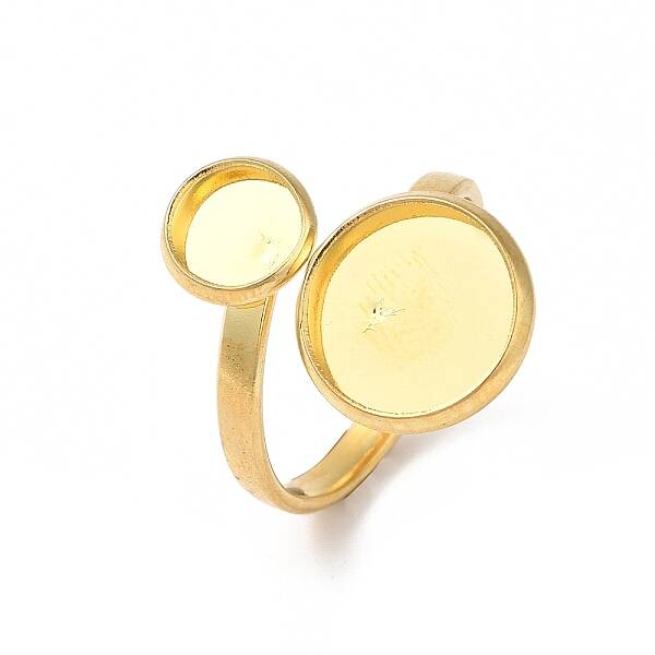 304 Stainless Steel Open Cuff Ring Findings