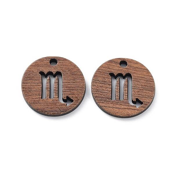 Walnut Wood Laser Cut Pendants