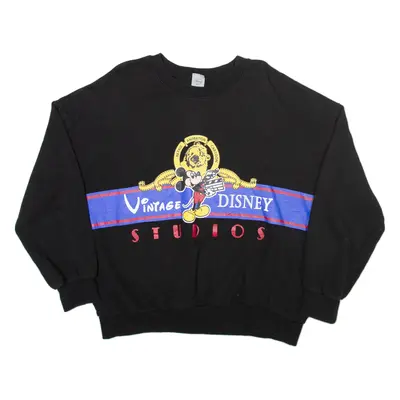 DISNEY Disney Studios Womens Sweatshirt Black XL