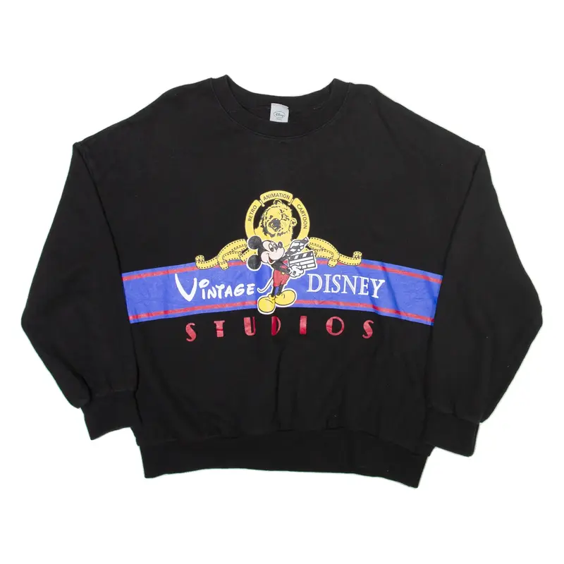 DISNEY Disney Studios Womens Sweatshirt Black XL