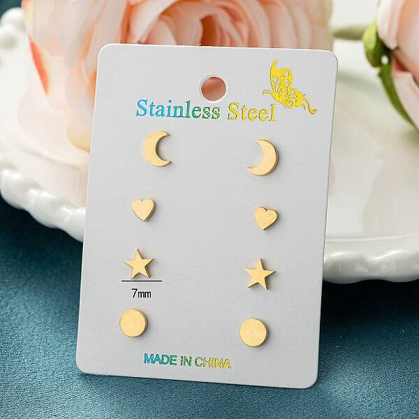 304 Stainless Steel Earring Sets