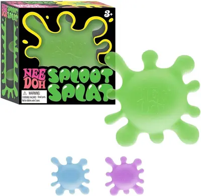 NeeDoh SplootSplat -The Splat That Sploots - Sensory Toy to Squish, Squeeze, and Pull, Premium Stretchable Stress Relief Toy ...