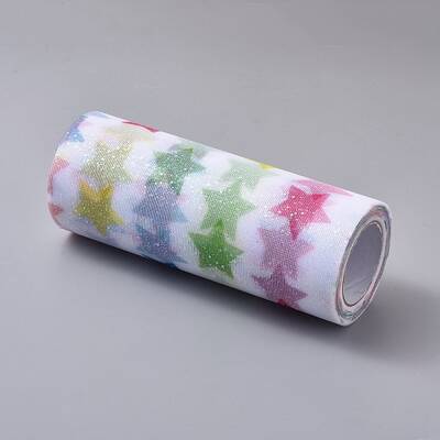 Star Deco Mesh Ribbons