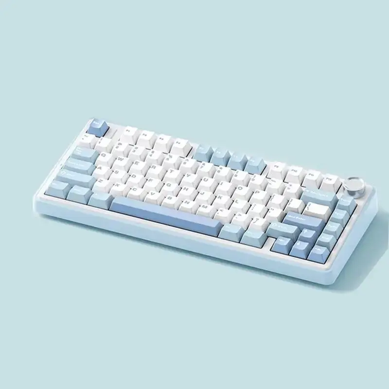 AULA F75 Wireless Keyboard Mechanical, USB Rechargeable keyboard, Durable 3 Mode Keyboard Gaming Keyboard, RGB Gasket Wireles...