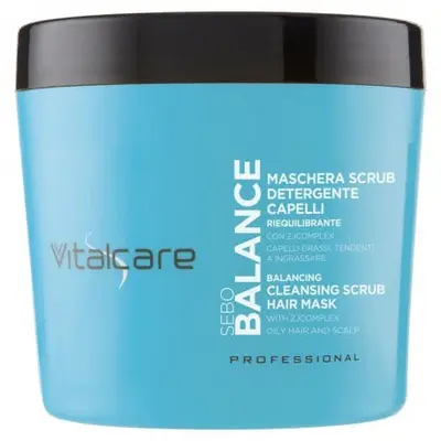 Vitalcare Sebum Balance - Scrub Mask For Oily Hair 400 Ml