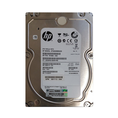 601713-004 HP 2TB 3Gb/s SATA 7200 3.5-inch 32MB Hard Drive