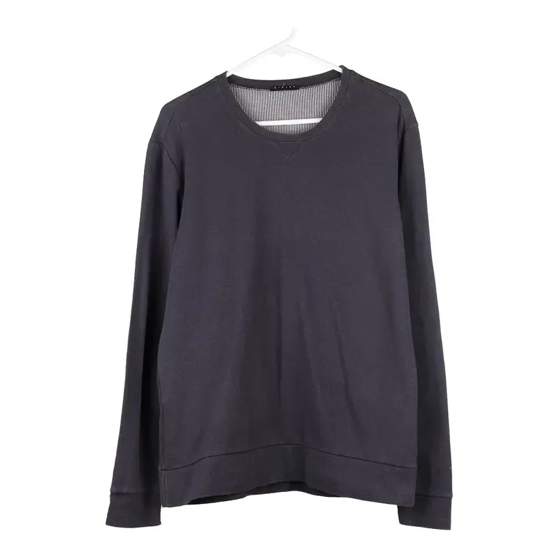 Sisley Sweatshirt - Large Grey Cotton Blend