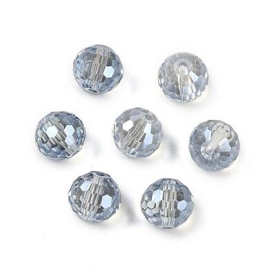 Transparent Electroplate Glass Beads
