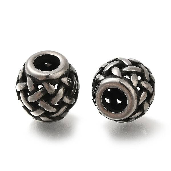 304 Stainless Steel European Beads