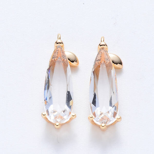 Brass Cubic Zirconia Pendants