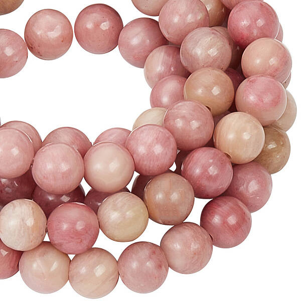 2 Strands Natural Rhodonite Beads Strands