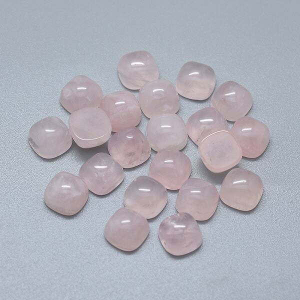 Natural Rose Quartz Cabochons