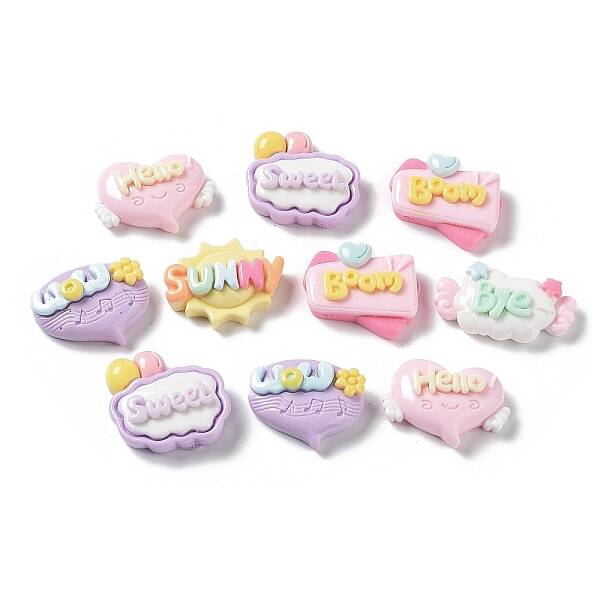 Opaque Resin Cabochons