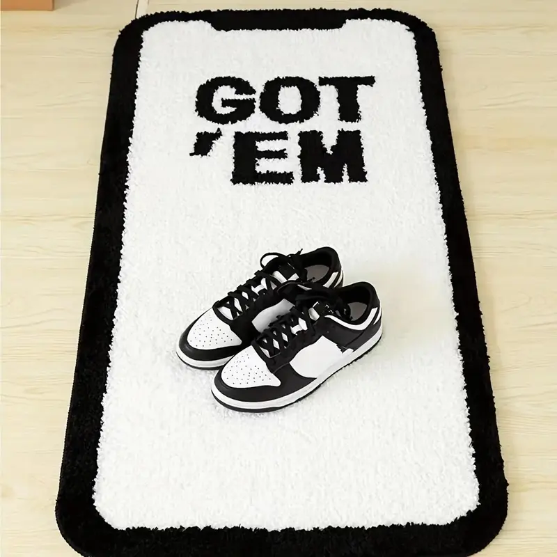 Fashion Rug, 1 Count Creative Mobile Phone Screen Carpet, Bedside Rug, Thickened Shaggy Area Rugs for Living Room, Bedroom Ac...